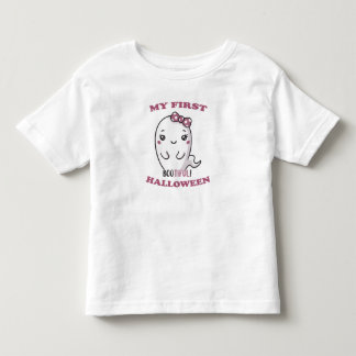 私の最初のハロウィーン、美しい可愛いベビーガール2023 トドラーTシャツ