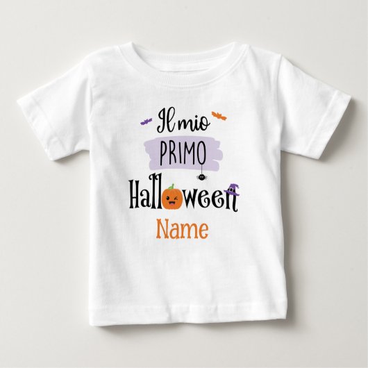 私の最初のハロウィーン – Il Mio Primo Halloween ベビーTシャツ (正面)