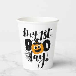 私の最初のブーの日 紙コップ