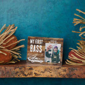 私の最初のベース写真ギフト フォトプラーク (側面)