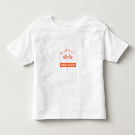 私の最初のラッのまわりにプはトラック トドラーTシャツ (正面)