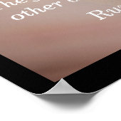 私の最初のラブストーリー – Rumi – アートプリント ポスター (角)