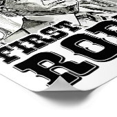 私の最初のロデオではないトランプ ポスター (角)