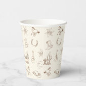 私の最初のロデオの最初の誕生日パーティーカップ 紙コップ (右)