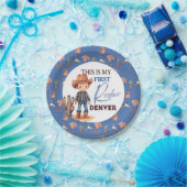 私の最初のロデオ誕生日パーティー1st西 ペーパープレート (パーティー)