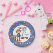 私の最初のロデオ誕生日パーティー1st西 ペーパープレート (パーティー)