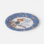 私の最初のロデオ誕生日パーティー1st西 ペーパープレート (アングル)