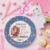 私の最初のロデオ誕生日パーティー1st西 ペーパープレート (パーティー)