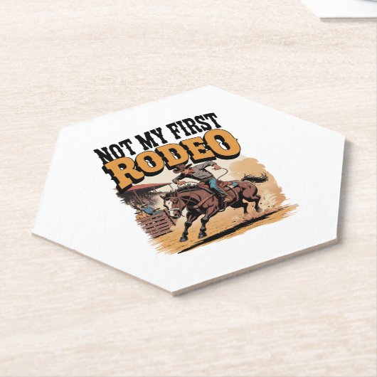 私の最初のロデオ馬のコントリー西部ではない ペーパーコースター (アングル)