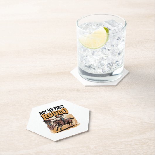 私の最初のロデオ馬のコントリー西部ではない ペーパーコースター (インサイチュ)