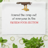 私の最初の七面鳥を今日撃った キッチンタオル (折り畳み)