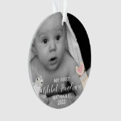 私の最初の世界的大流行ベイビー 2020 フォト アニマルズ オーナメント (正面)