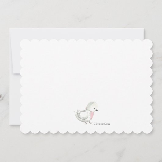 私の最初の写真H写真誕生のお知らせ 案内状 (裏面)