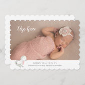 私の最初の写真H写真誕生のお知らせ 案内状 (正面/裏面)