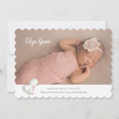 私の最初の写真H写真誕生のお知らせ 案内状 (正面)