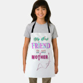 私の最初の友達は私の母だ エプロン (インサイチュ)