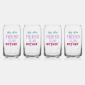 私の最初の友達は私の母だ ガラス缶 (裏面)