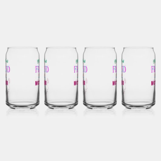 私の最初の友達は私の母だ ガラス缶 (右)