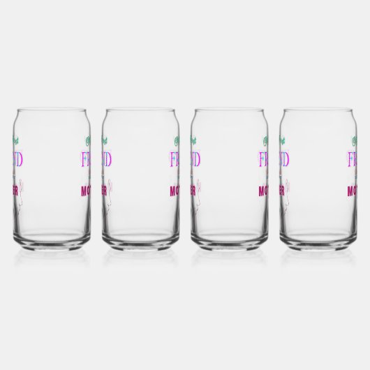 私の最初の友達は私の母だ ガラス缶 (左)