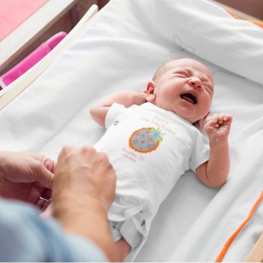 私の最初の合計Eclipse名パーソナライズされたの都市 ベビーボディスーツ