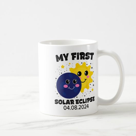 私の最初の太陽のEclipse幼児の男の子の女の子2024ソル コーヒーマグカップ (右)