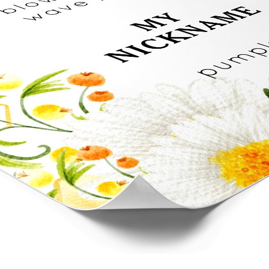 私の最初の年beeインフォグラフィックのまわりにマイルストーン ポスター (角)