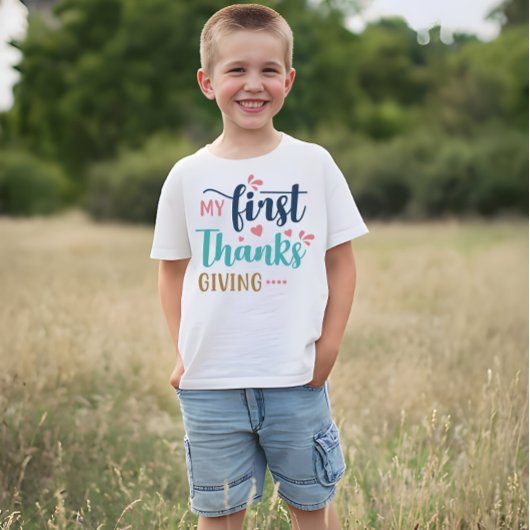 私の最初の感謝祭 Tシャツ