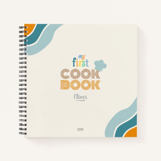 「私の最初の料理本子供へ」 ノートブック (正面)