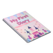 私の最初の日記と子供へ大人の両方 ノートブック (右側)