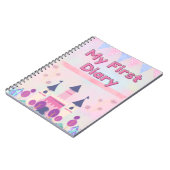 私の最初の日記と子供へ大人の両方 ノートブック (左側)