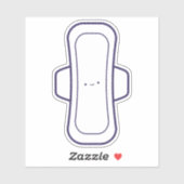 私の最初の期間かわいいガーリー漫画の月経パッド シール (シート)