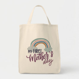 私の最初の母の日トートバッグ トートバッグ
