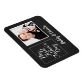 私の最初の父の日のシャルボード写真 マグネット (右側)