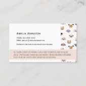 私の最初の犬の歩くビジネス – 若い起業家 名刺 (正面)