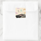 私の最初の睡眠者 – ドリームコアVHSノスタルジア スクエアシール (バッグ)