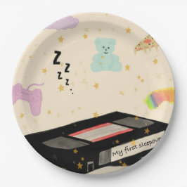 私の最初の睡眠者 – ドリームコアVHSノスタルジア ペーパープレート