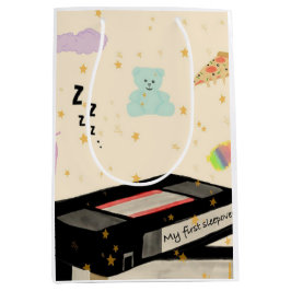 私の最初の睡眠者 – ドリームコアVHSノスタルジア ミディアムペーパーバッグ