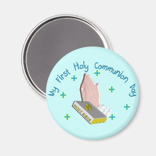 私の最初の聖なる祝祭日の贈り物 マグネット (正面/裏面)