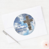 私の最初の聖餐式のステッカー ラウンドシール (封筒)