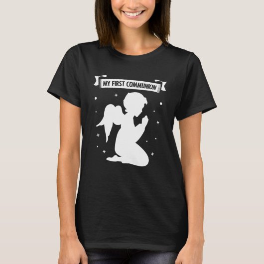 私の最初の聖餐式の少年の形見 Tシャツ (正面)