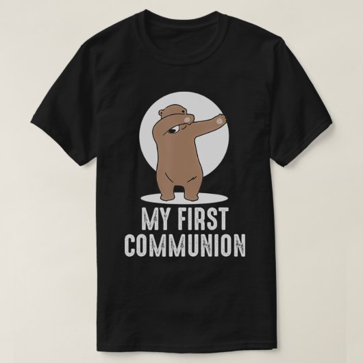 私の最初の聖餐式の最初のクマ1st tシャツ (デザイン正面)