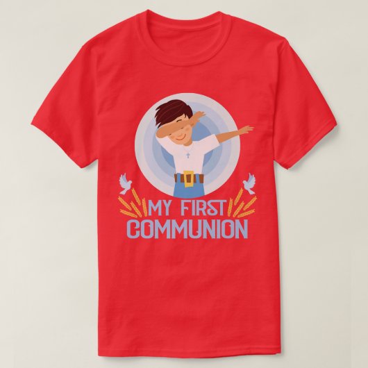 私の最初の聖餐式 Tシャツ (デザイン正面)