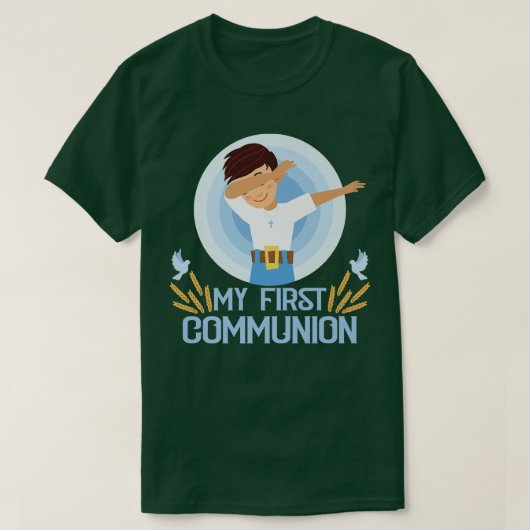 私の最初の聖餐式 Tシャツ (デザイン正面)