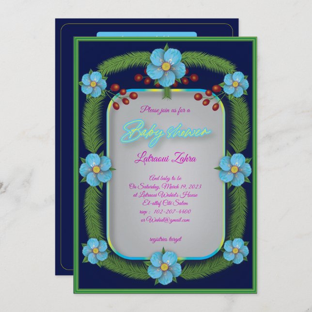 私の最初の花束。 B. (正面/裏面)