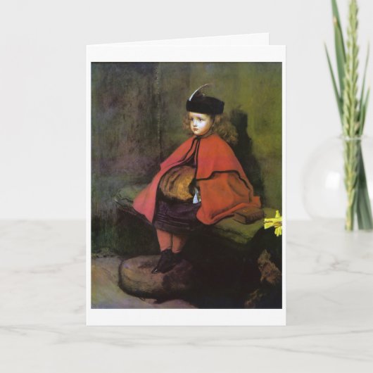 私の最初の説教、ジョン・エベレット・ミラリス カード (正面)