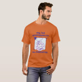 私の最初の責任はハゲタカ猫ゲーマー女子 Tシャツ (正面フル)