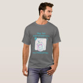私の最初の責任は毛刈りウサギゲーマーfu tシャツ (正面フル)