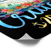 私の最初の2025クルーズトリップキッズバケーションマッチングF ポスター (角)