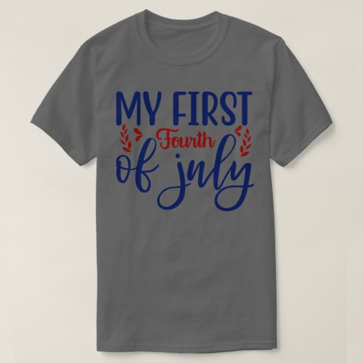 私の最初の7月 Tシャツ (デザイン正面)