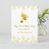 私の最初のBee-day招待状 招待状 (スタンド正面)